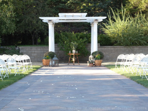 Emily & Ben at The Gardens - The Paver Walk of the Grand Promenade