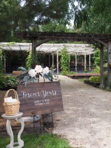 Wedding Signage #WeddingSignage #TheGardensofCR #MNWedding Beth & Garett at The Gardens of Castle Rock ~ Beautiful Minnesota Wedding