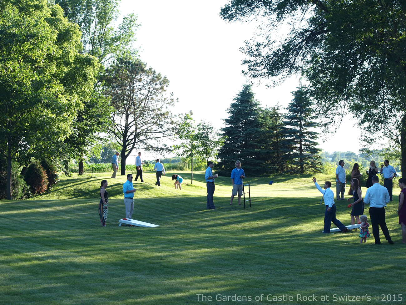 The Gardens of Castle Rock ~ Minnesota Outdoor Wedding Venue - Outdoor Games for your Wedding