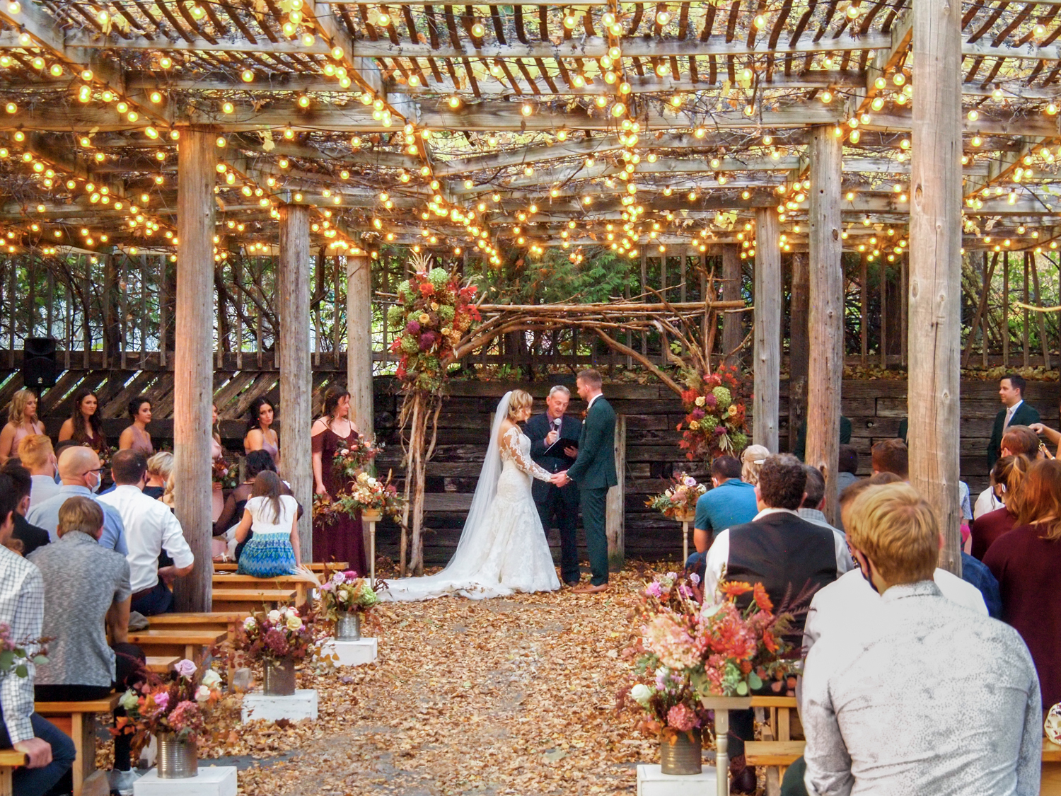 Enchanting Outdoor Fall Wedding